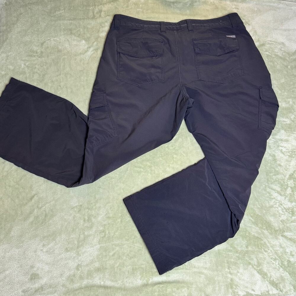 Eddie Bauer Cargo Fleece Lined Pants Hiking Outdoor Utility Zip Pocket P16 - Picture 2 of 11